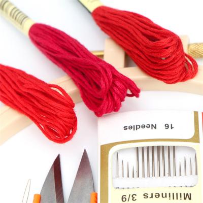 China Promotional Red Abrasion Resistance Wholesale Wool Embroidery Gifts (one pack of needles, one refill, one lead, one V-cut, show shed) for sale