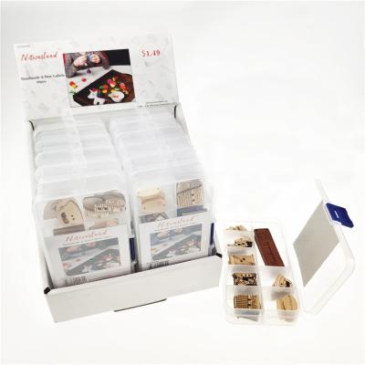 China 38 Pcs Washable Hot-selling Various Handmade Service Sewing And Sewing Labels With PP Boxes for sale