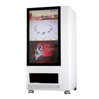 China Remotelly Controlled Deck Ice Cream Vending Machine With Touch Screen for sale