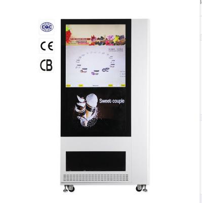 China Automatically Vend Packaged Goods Meat Vending Machine With Touch Screen Meatball Vending Machine for sale