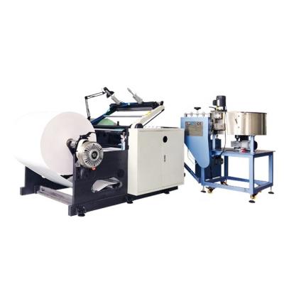 China Manual Thermal Paper Roll Cash Register Paper FAX Paper Slitter Rewinder Machine Slitting Machine for sale