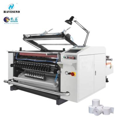 China Thermal paper roll slitter and Cash register roll slitter and re-winder machine for sale