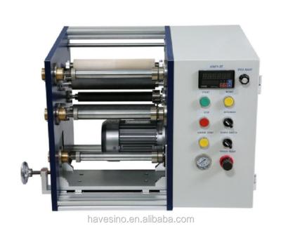 China 250mm Mini Barcode Ribbon Rewinding Machine for sale