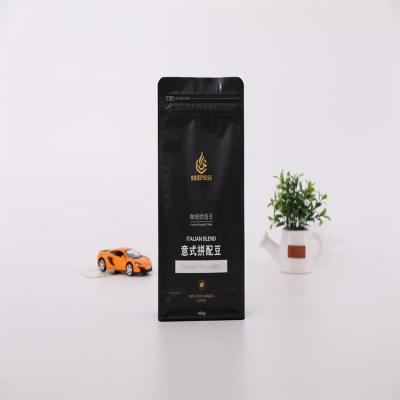 China Recyclable Moisture Proof Package Custom Design Engraving Printing Plastic Aluminum Film Coffee Beans Bag for sale