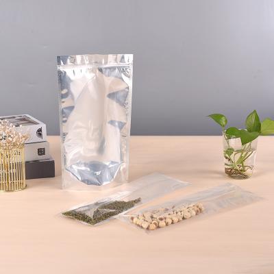 China Recyclable Metallic Foil Smell Airtight Proof Mylar Bags Reusable Aluminum Foil Zip Lock Holder Up Food Pouch Food BagsHot Bulk Sale for sale