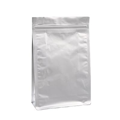 China Recyclable Custom Matt Light Food Packaging Zip Lock Silver Mylar Aluminum Foil Plastic Bags for sale