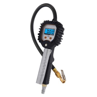 China Digital Tire Inflator With Pressure Gauge Automobile Tire Pressure Monitor 270*85*70mm for sale