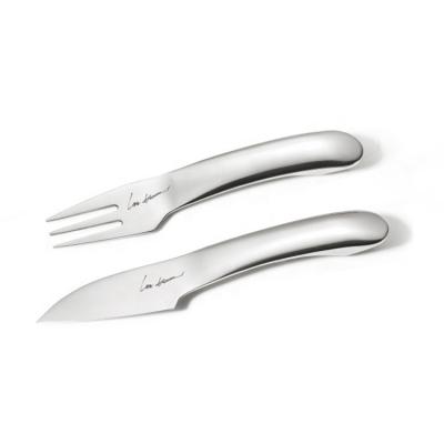 China 2022 Stainless Steel Kitchen Tools Viable Hot Selling Knife and Fork Set in Gift Box for sale