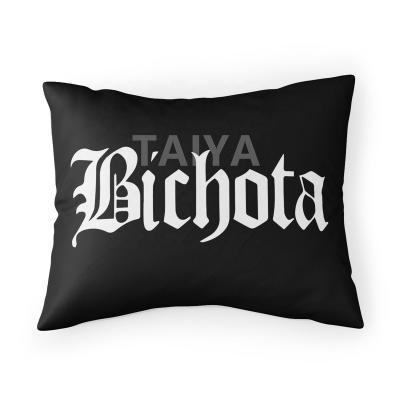 China Custom Digital Printed Home Decor Sofa Cushion Cover Hot Selling Karol G Bichota Tile Case Sublimation Anti-Static for sale