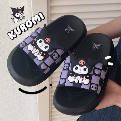 China Cute Fashion Trend Unicorn Sanrio Kuromi Summer Kids EVA Kids Sandals and Slippers Home Bathroom Slippers Colorful Whippy Non-slip Cartoon Bath for sale