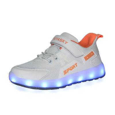 China Usb Kids Light Up Shoes Led Sneakers USB Charge Flash Shoes For Boys Girls Toddlers Best Gift For Birthday Thanksgiving Christmas Day for sale