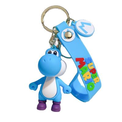 China Mario Cartoon Factory Price 3D Key Chain Newest Style Various Trinkets Key-Chain Gift Bag Pendant Durable Key Ring Ty-Super for sale