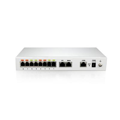 China 8 FXS 8 FXO VoIP Router SUP Terminal MX8G VoIP User Friendly Gateway MX8G for sale