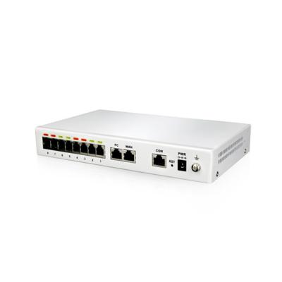 China Newest Hot Selling VoIP Telephone System 8 Ports FXO/FXS Gateway MX8G VoIP Gateway MX8G for sale