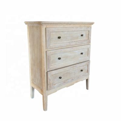 China With Three Drawers French Living Room Furniture Oak Wood Storage Chest With Drawers for sale