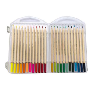 China Painting/Drawing/Sketching Cased Box Color 24pcs Pencil Set for sale