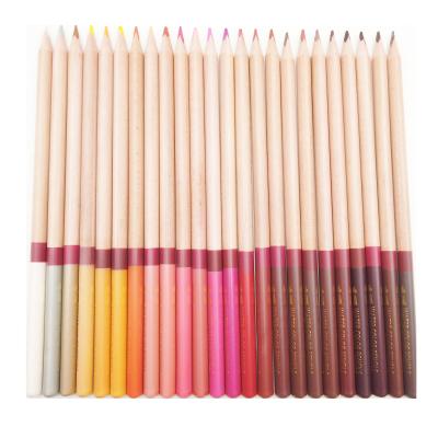 China Top Grade Poplar Wood OEM Triangle Shape 72 Water Soluble Coloring Pencils With Different Styles Of Packs for sale