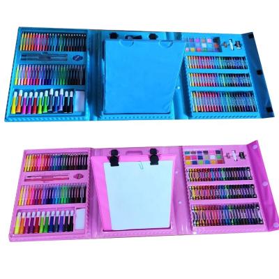 China Drawing/painting/gift art color pencil and color pen set for kids 208pcs for sale