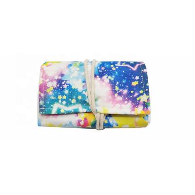 China Shining Star Kids Gift Roll Up Kids Pencil Pouch With 50 Count Pencil Holder Pencil Roll Up Case for sale