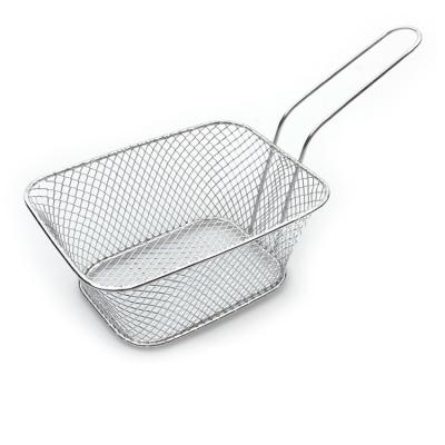 China High Quality Viable Home Kitchen Supply Wholesale Metal Stainless Steel Mini French Fries Fry Basket for sale