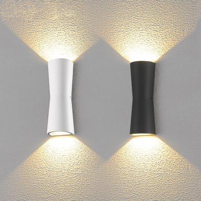 China Modern wall mounted lamps decorative outdoor waterproof up down wall lamp courtyard garden hotel villa house wall light for sale