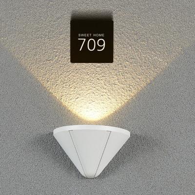 China Outdoor wall lamp waterproof garden lamps exterior wall light up and down luminous spotlight villa wall washing lighting for sale