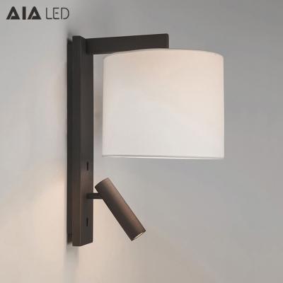 China Headboard wall light modern E27 reading wall light & Interior led bedside wall lamp for luxurious hotel for sale