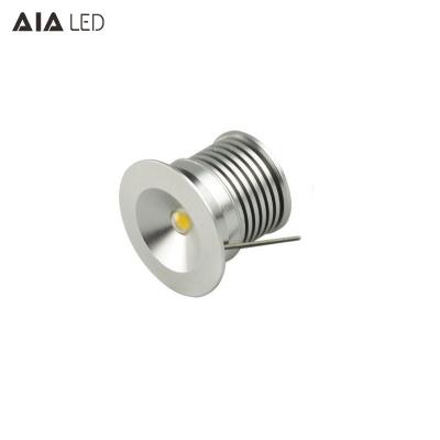 China mini recessed mounted ceiling spot light 1W round led spot light for ceiling use for sale