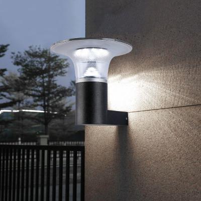 China Modern minimalist solar wall lighting outdoor balcony hanging light exterior wall courtyard wall lamp for sale