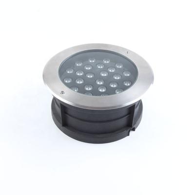 China LANDSCAPE outdoor landscape inground outdoor spotlight dc24v floor aisle floor aisle light IP68 lawn garden step garden uplight for sale