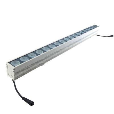 China Ac220v LANDSCAPE rgbw dmx512 IP67 outdoor wall mounted light 90W aluminum housing linear led joint for landscape application for sale