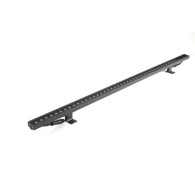 China garden 48w dc24v ac220v rgbw dmx512 ip65 asymmetric beam accessible strip linear wall joint for sale