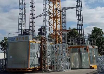 China SC200/200 Humanized Cage Comfortable Rack Pinion Construction Site Elevator for sale