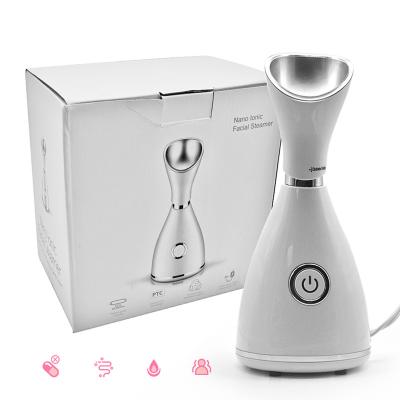 China 70ml Moisturizer Facial Steamer Large Capacity Water Tank Electric Facial Steamer Cleansing Whitening Gentle Steamer and Deap Face Spa for sale