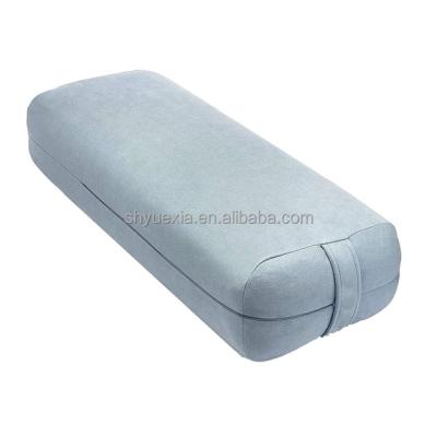 China Eco-Friendly Non-Toxic Organic Cotton Bolster Rectangle Large Yoga Pillow Bolster for sale