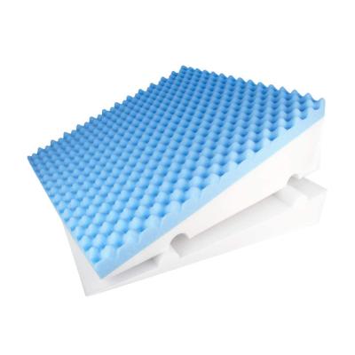 China Therapy Egg Crate Wedge Pillow For Sleep Adjustable Size Foam Wedge For Sleep Memory Cooling Foam for sale