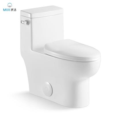 China WC Ceramic Siphonic Bathroom Water Saving Double-Flow Ware Single Piece Toilets Floor Standing Toilet Sanitary Wholesale for sale