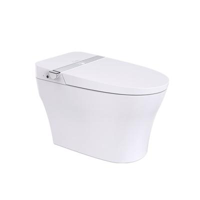 China Automatic operation hotel modern110V/220V bathroom toilet bowl ceramic floor standing intelligent electric automatic bidet WC smart toilet for sale