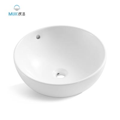 China Factory Direct Lavabo Ceramic Sink Modern Toilet Sanitary Ware Art Basin Round Bathroom Sinks for sale