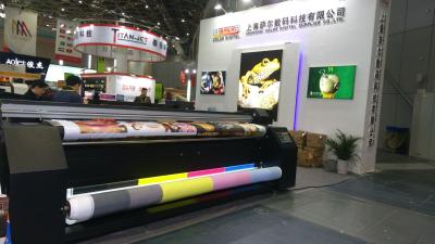 China 3.2m Breiten-Flaggen-Druck-Maschinen-großes Format-Plotter mit hoher Geschwindigkeit zu verkaufen
