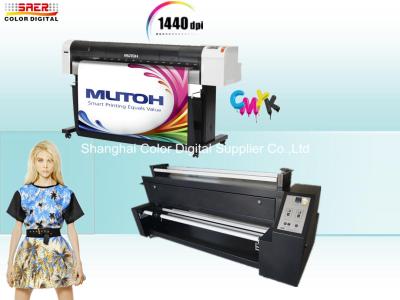 中国 Epson DX5の頭部が付いている高精度のMutoh RJ 900cの昇華生地プリンター 販売のため