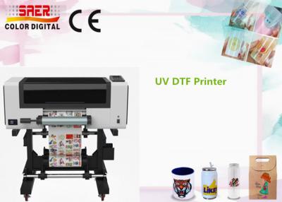 China 30cm UV Dtf Printer For Sticker Printing Roll To Roll Inkjet Printer On Any Hard Materials for sale