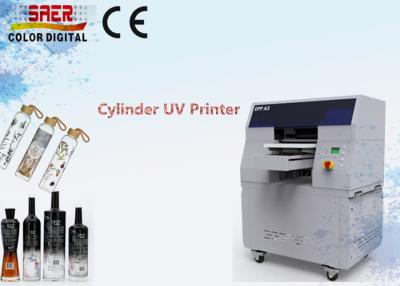 China Digital Cylindrical Inkjet Printer Rotary Plastic Bottle Drink Ware Automatic UV Printing Machine for sale