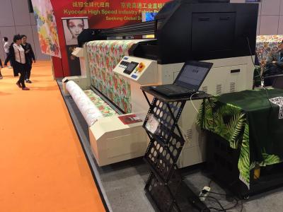 China Cotton / Linen / Polyeter Fabric Printer Machine With Continous Ink Supply for sale