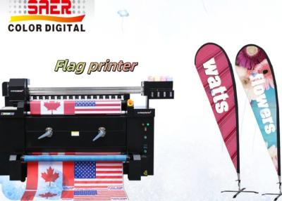 China 1.2M I3200 Heads Dye Sublimation Direct Printing Digital Textile Flag Printer Machine for sale