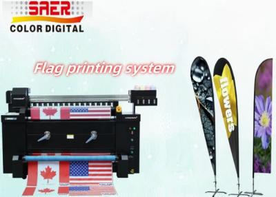 China Flag Sublimation Printer for Polyester woven fabric,satin fabric,stretch fabric for sale