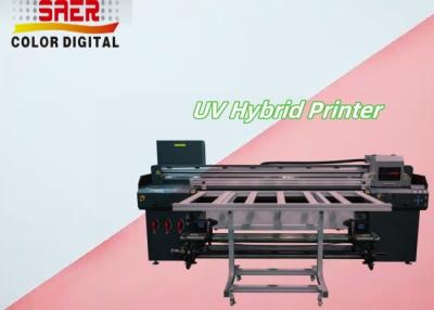 China Fabrieksverkoop Automatische UV-hybride platbedprinter platbed en roll to roll Te koop