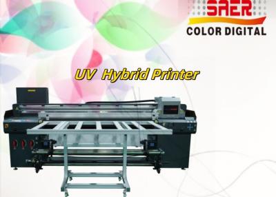 China Digital UV Flatbed Printing Machine Wallpaper Banner Poster Hybrid Led Inkjet UV Roll To Roll & Flatbed for sale