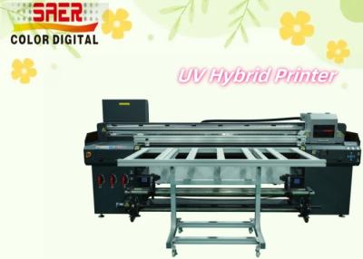 China Hybride platbed UV-printer Roll-to-roll plotter Productie-installaties met een hoge productiviteit Reclamebedrijven Te koop