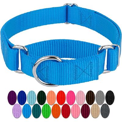 China Lights HOT Brand New Cheap Price Amazon Sale Dog Collar And Leash Set Ice Blue Chain Martingale Custom Collar For DOG for sale